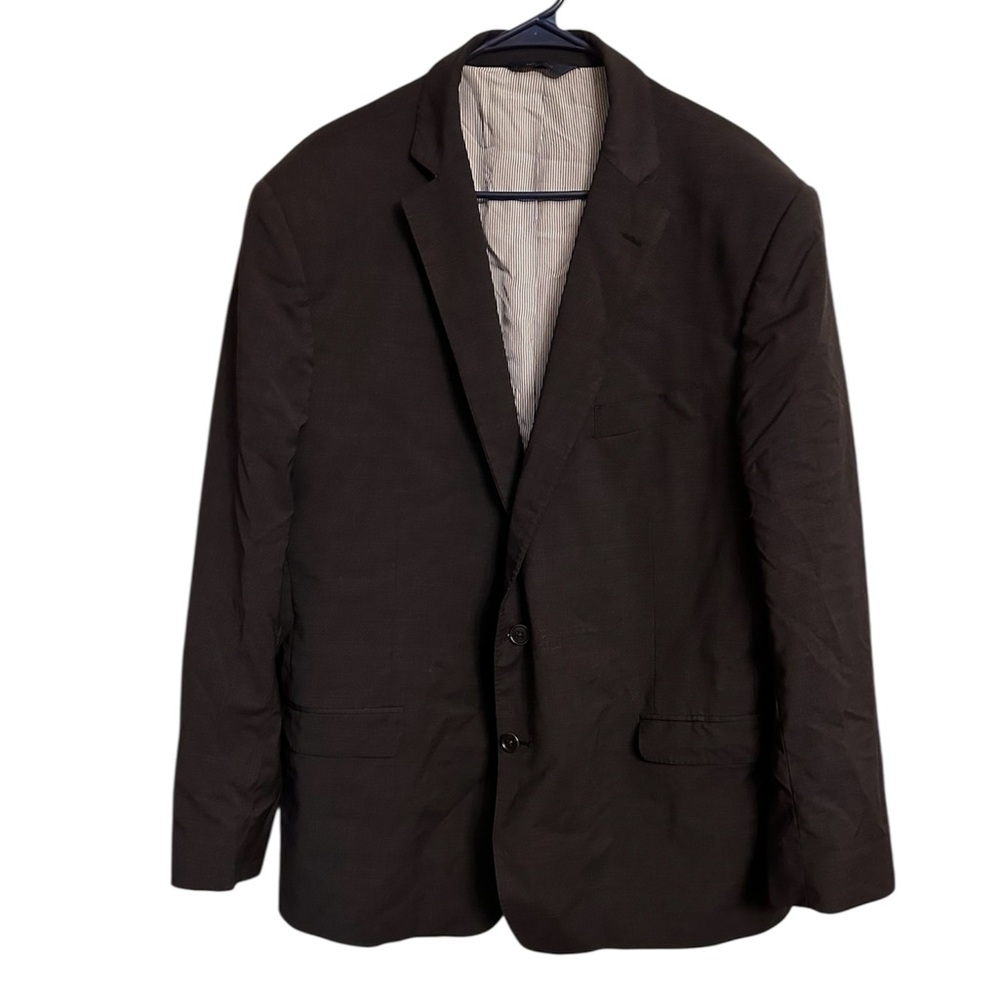 Brooks Brothers Mens 48R Regent Fit Sport Coat Blazer Charcoal Wool Blend
